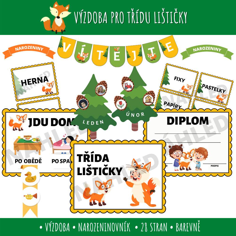 výzdoba lištičky